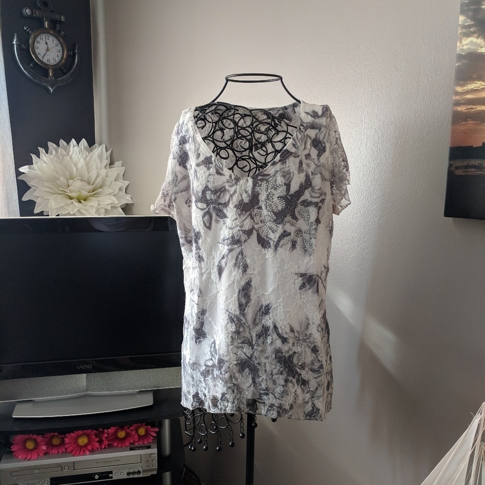 Dress Barn Lace Blouse